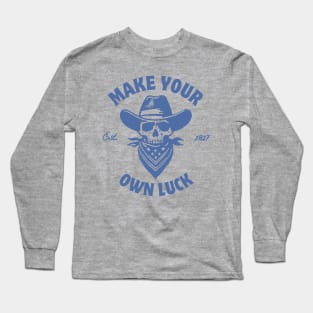 Western Gunslinger Outlaw Bandit Long Sleeve T-Shirt